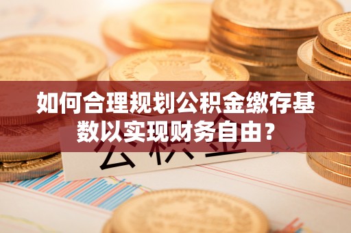 裕民如何合理规划公积金缴存基数以实现财务自由？
