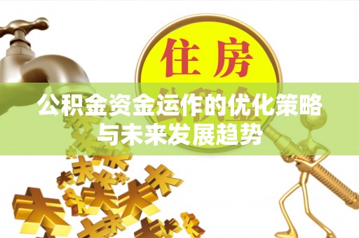 裕民公积金资金运作的优化策略与未来发展趋势