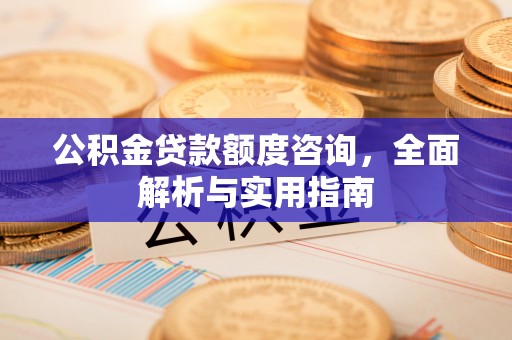 裕民公积金贷款额度咨询，全面解析与实用指南
