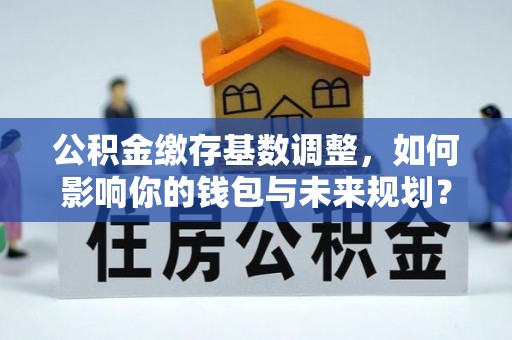 裕民公积金缴存基数调整，如何影响你的钱包与未来规划？