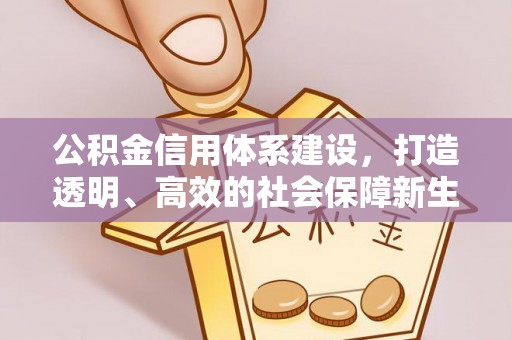 裕民公积金信用体系建设，打造透明、高效的社会保障新生态