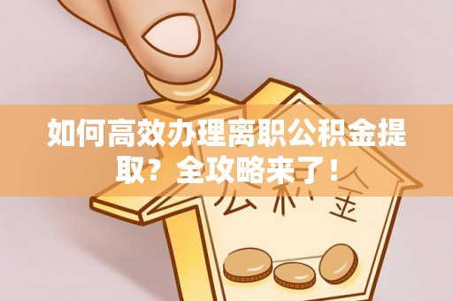 裕民如何高效办理离职公积金提取？全攻略来了！