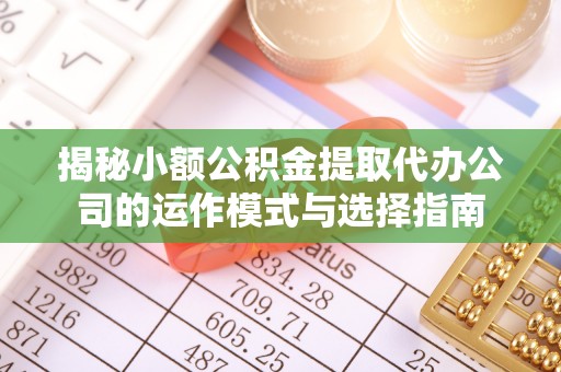 裕民揭秘小额公积金提取代办公司的运作模式与选择指南