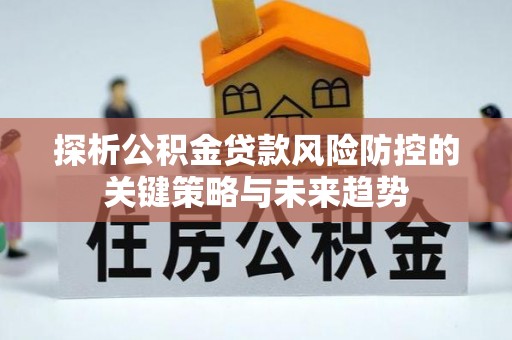 裕民探析公积金贷款风险防控的关键策略与未来趋势