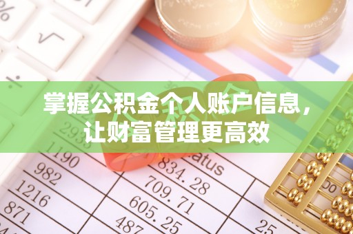 裕民掌握公积金个人账户信息，让财富管理更高效