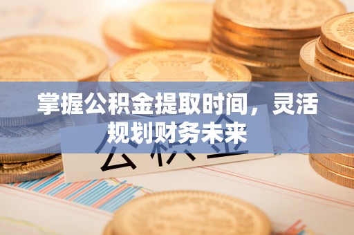裕民掌握公积金提取时间，灵活规划财务未来