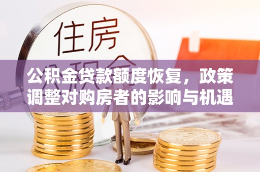 裕民公积金贷款额度恢复，政策调整对购房者的影响与机遇