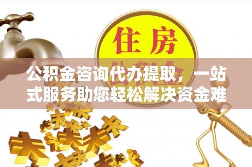 裕民公积金咨询代办提取，一站式服务助您轻松解决资金难题