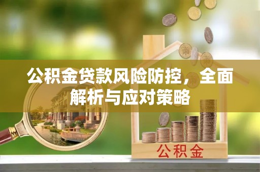 裕民公积金贷款风险防控，全面解析与应对策略