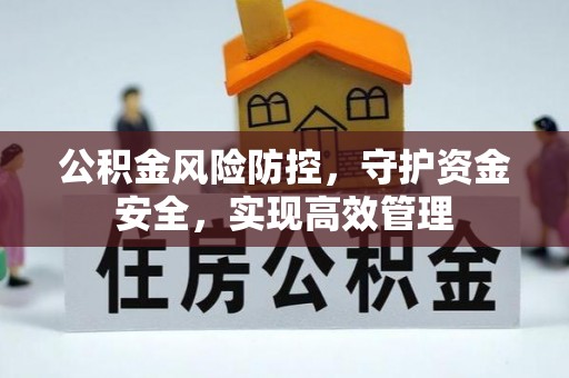 裕民公积金风险防控，守护资金安全，实现高效管理