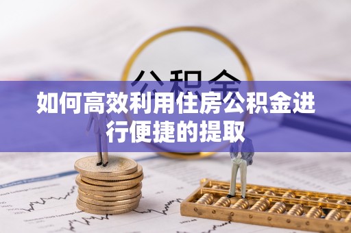 裕民如何高效利用住房公积金进行便捷的提取